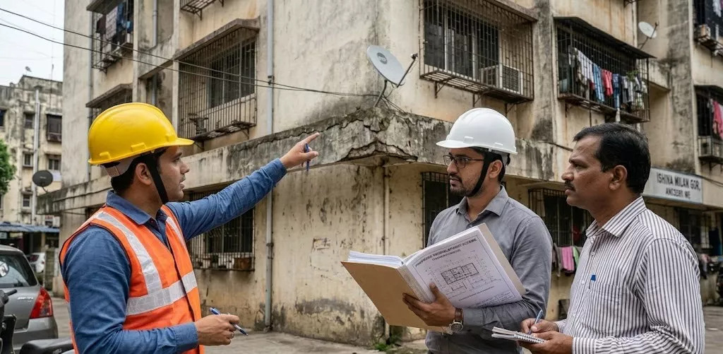 Independent PMC advisory for housing society redevelopment — site assessment